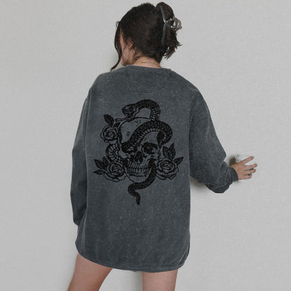 Skull and Snake Crewneck