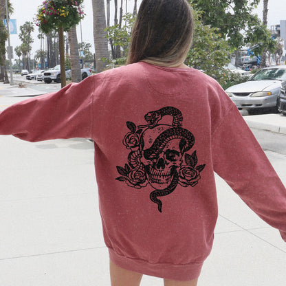 Skull and Snake Crewneck